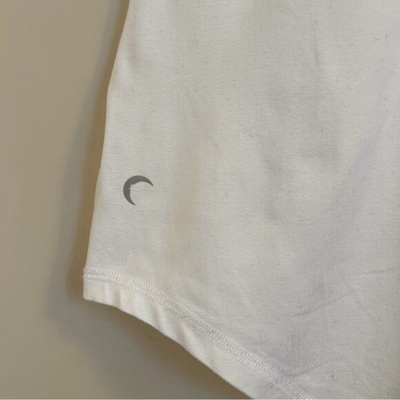 Zyia White “Effortless Tank” Sleeveless Long Racerback Workout Top Size Large - Picture 10 of 11